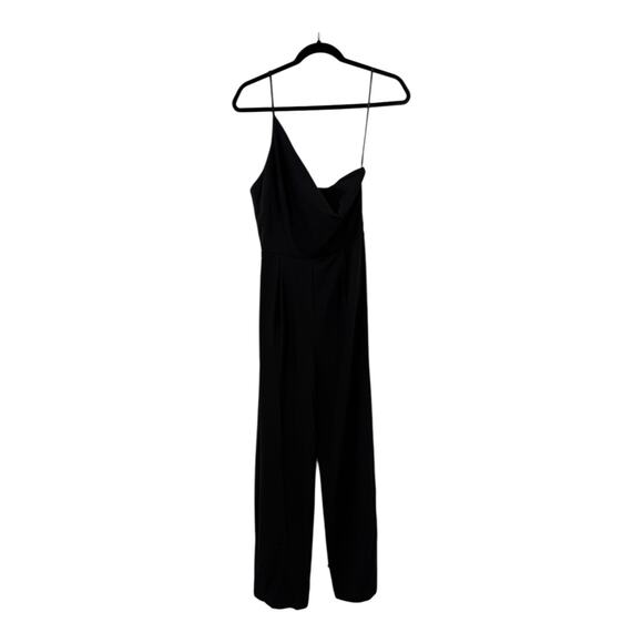 Petal & Pup jumpsuit Leyton black one shoulder size 6 - Picture 2 of 7
